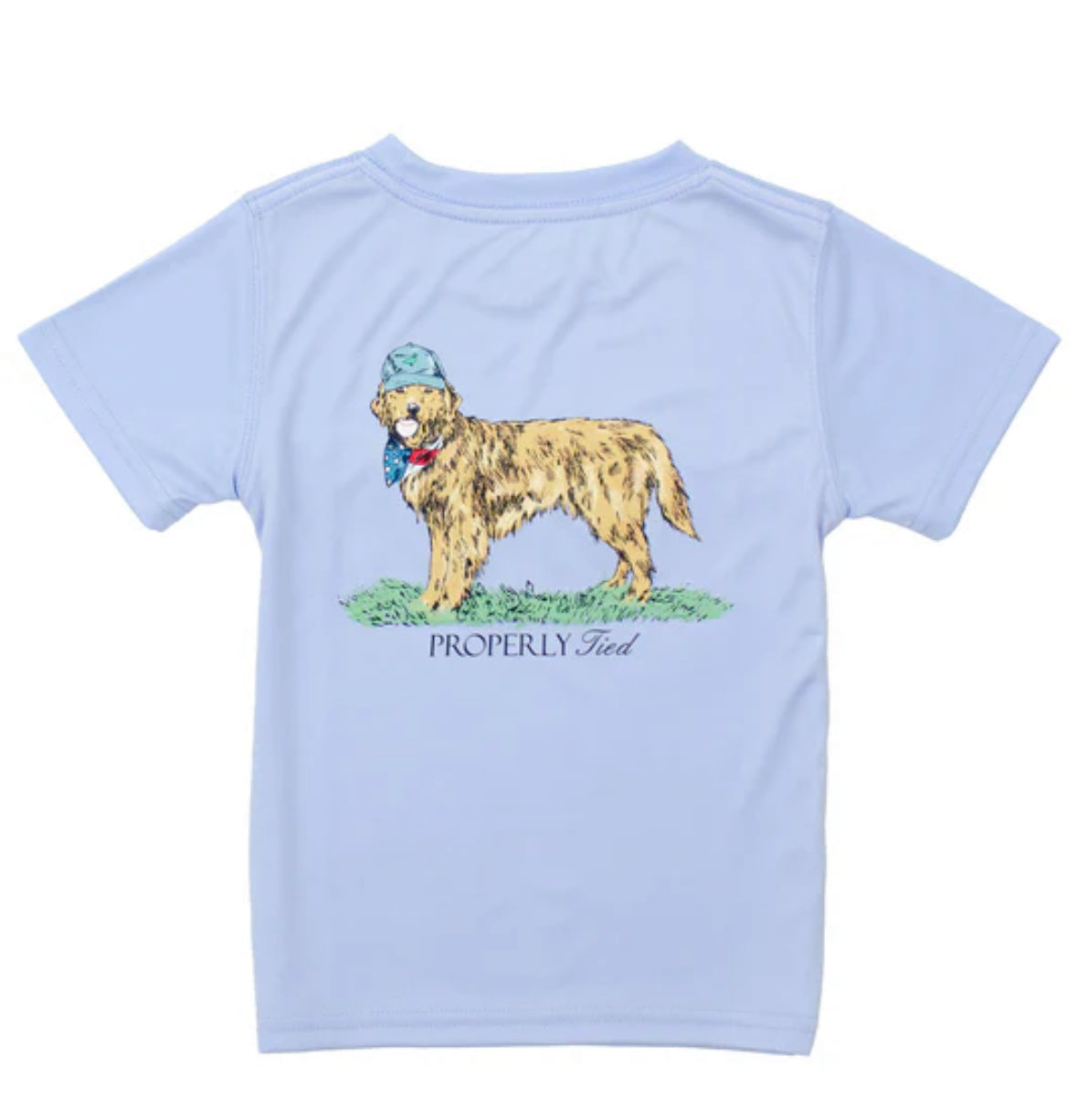 Light Blue American Pup Tee