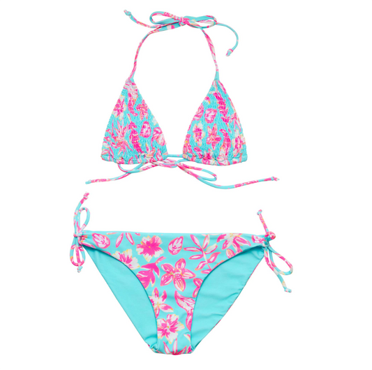 Tropical Glow Teen Triangle Bikini