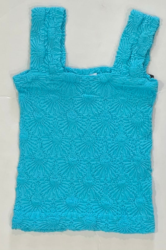 Capri Seamless Floral Textured Tank