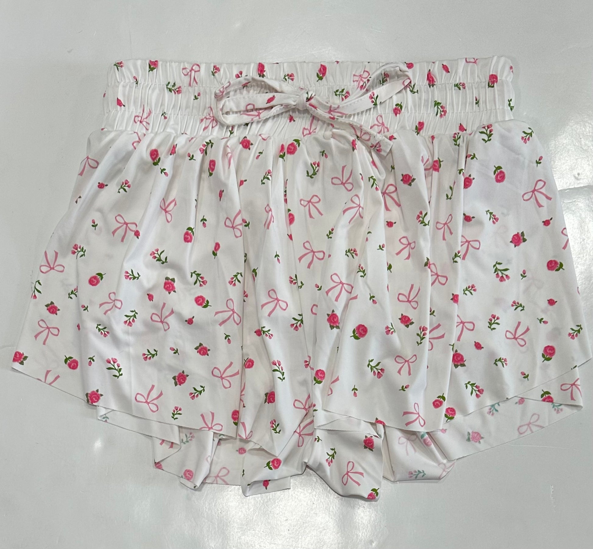 Pink Bow Away Shorts