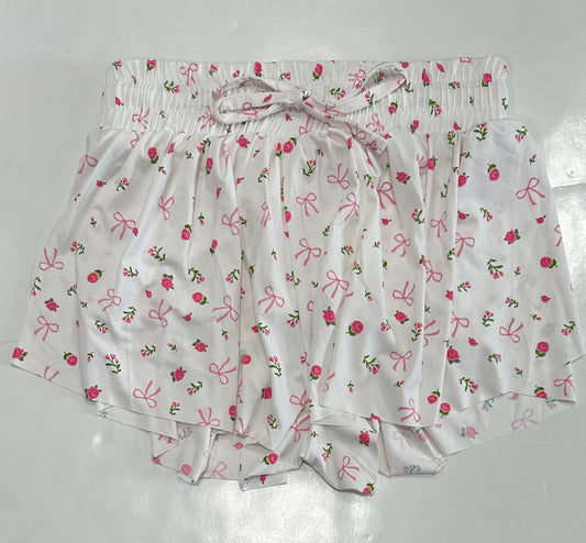Pink Bow Away Shorts