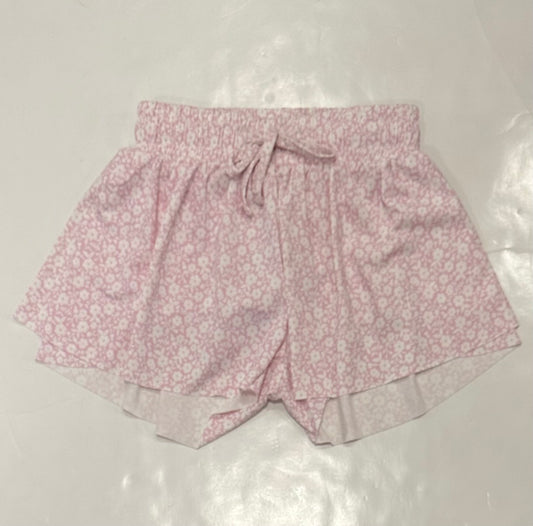 Pink Ditsy Daisy Fly Away Shorts