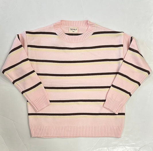Pink Stripe Sweater