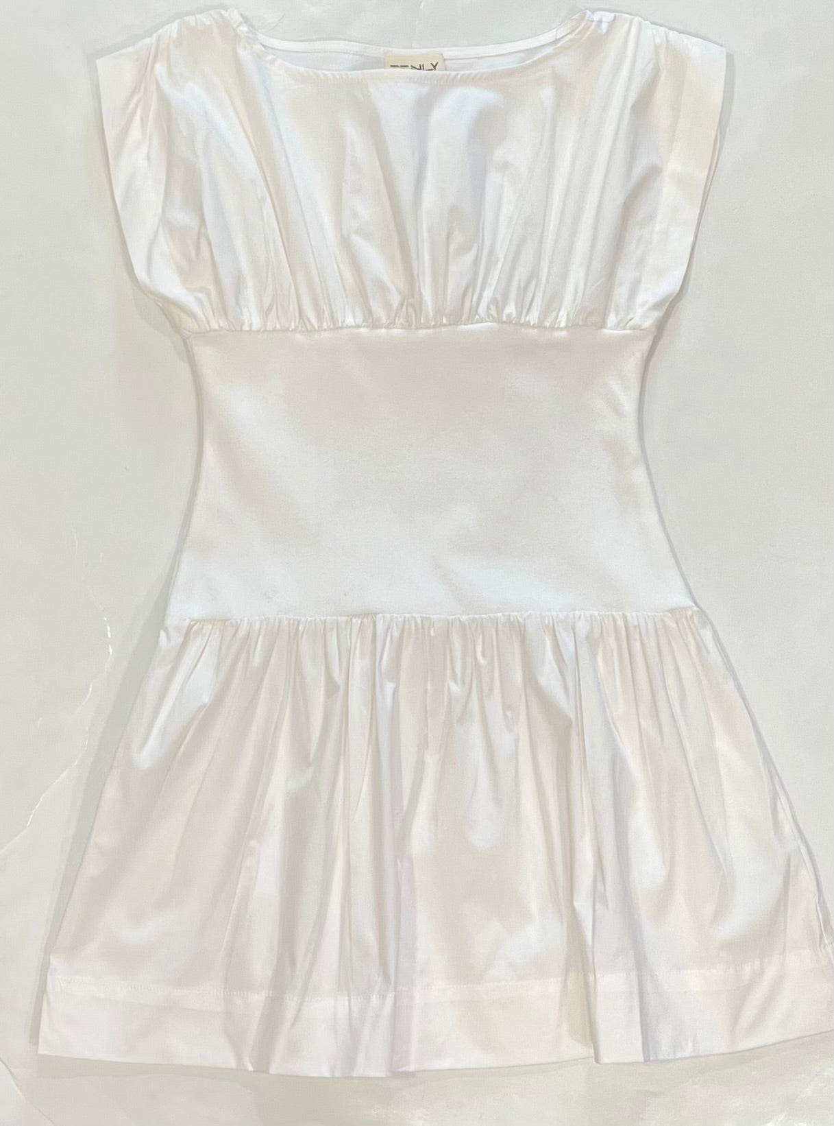 White Kimono Mini Dress
