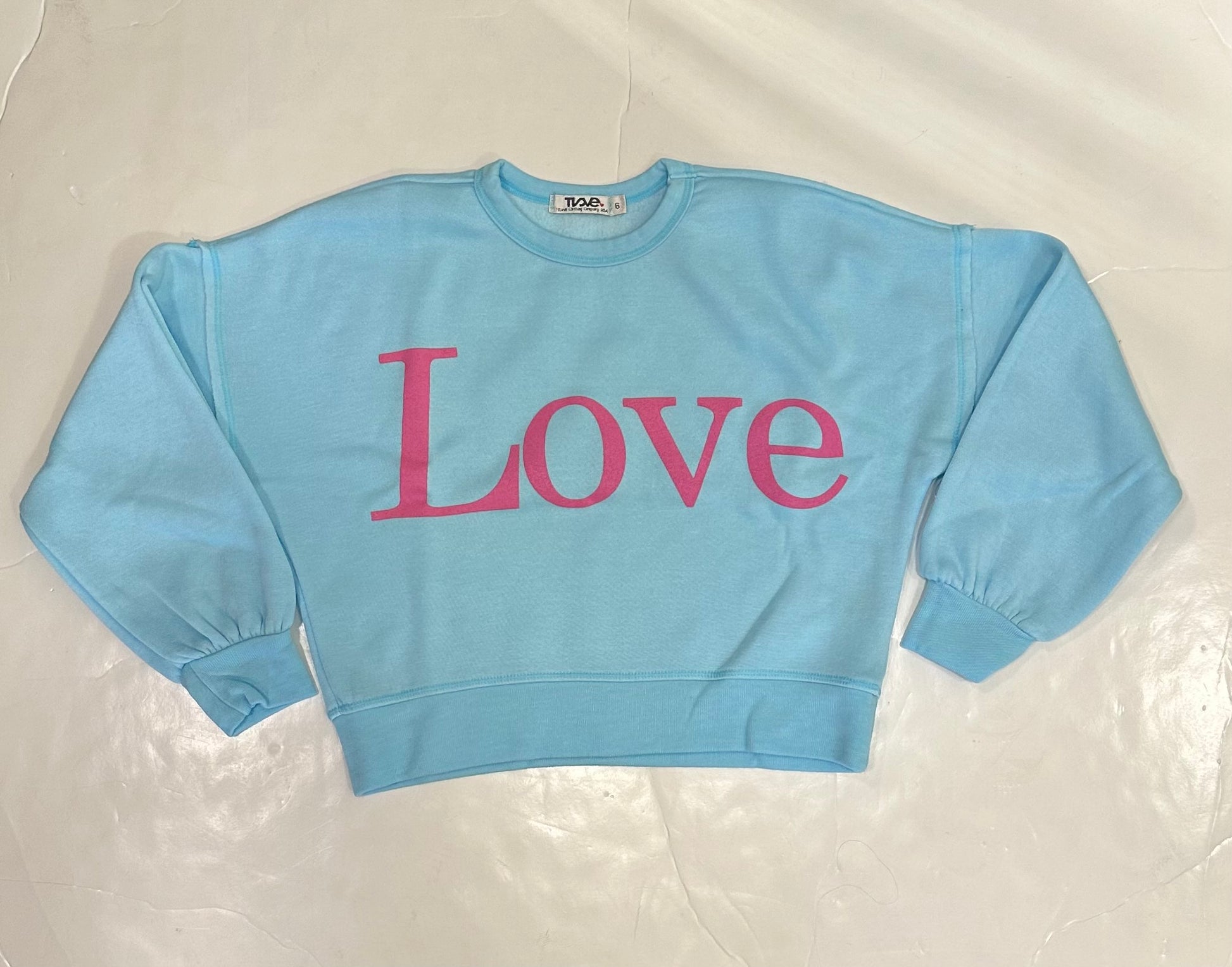 Powder Blue Love Pullover