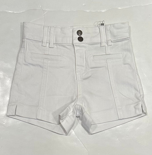 White Welt Pocket Short