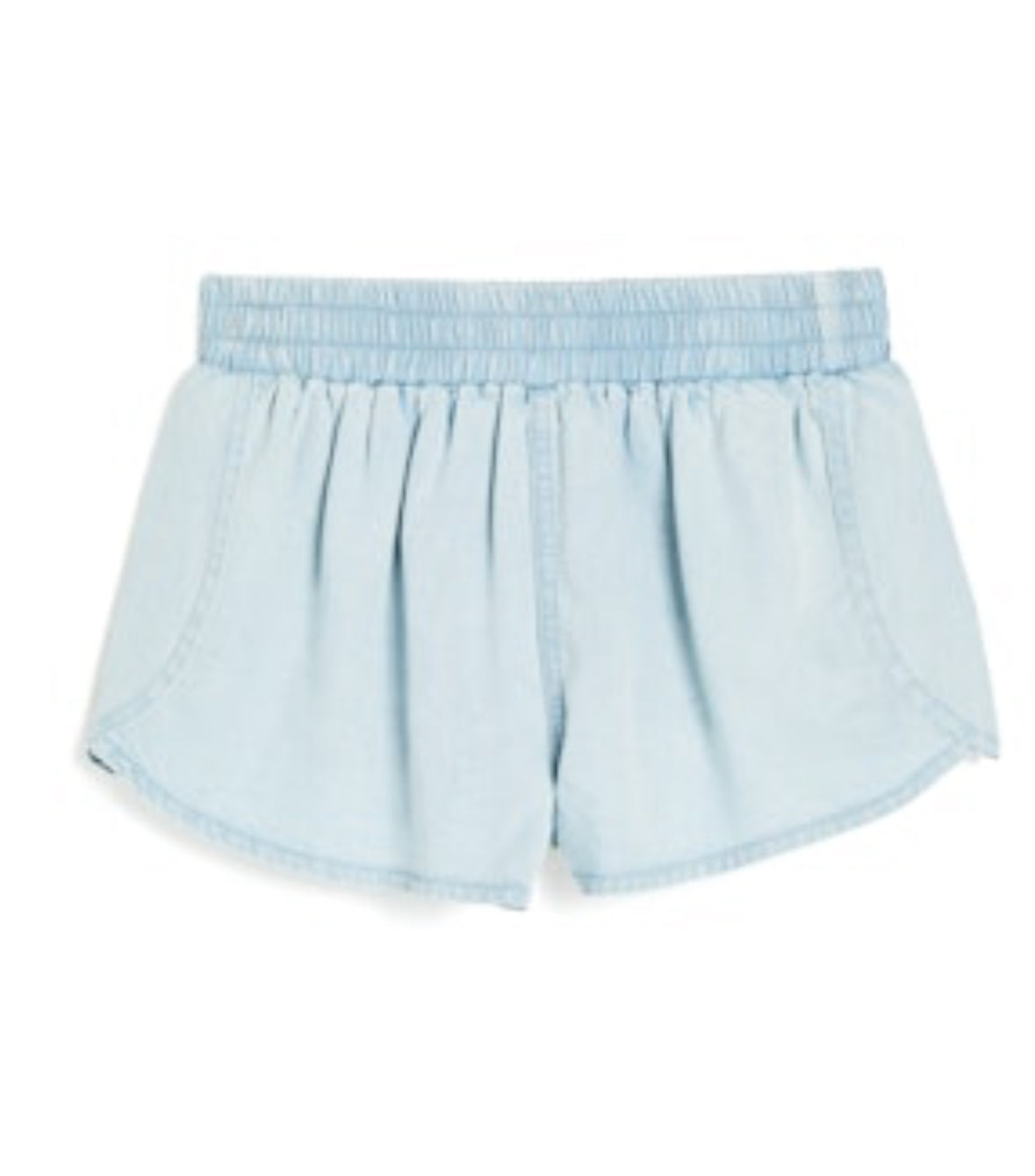 Light Indigo Pull On Short