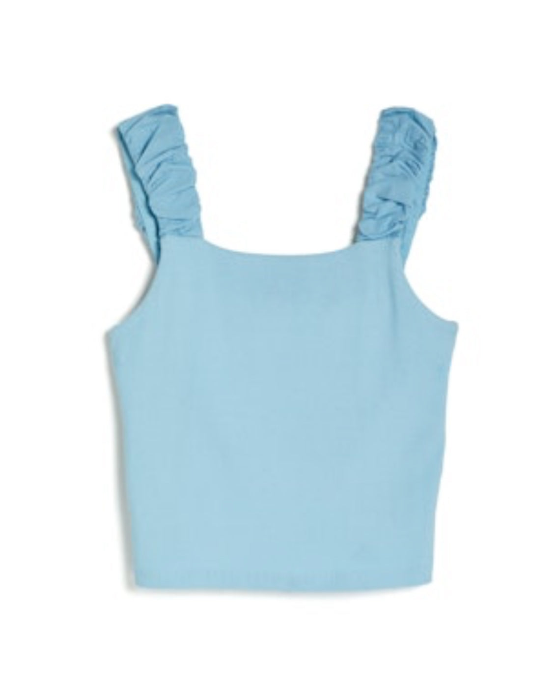 Blue Knit Tank Top