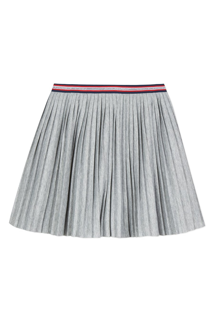 Grey Pleated Skirt
