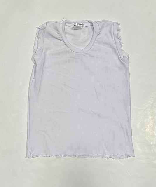 White Rib Tee