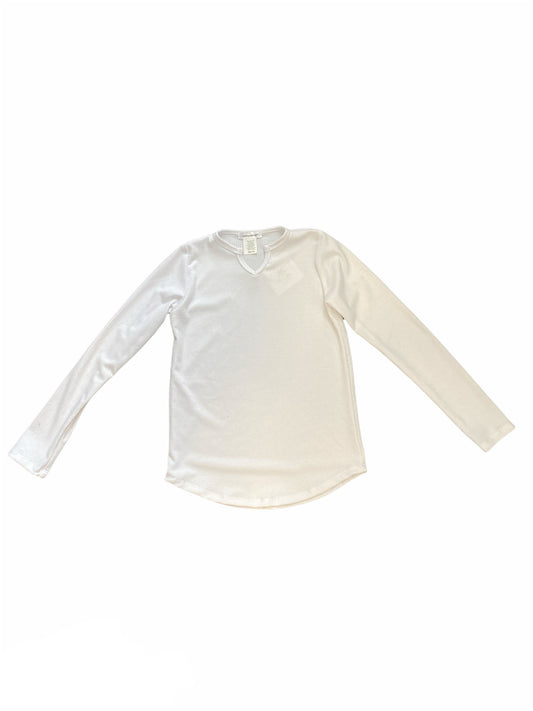 White Rib L/S Tee