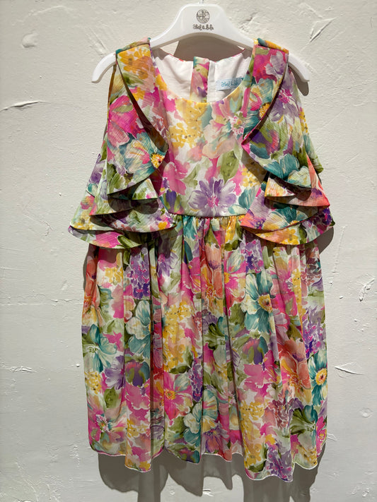 Multi Color Floral Dress