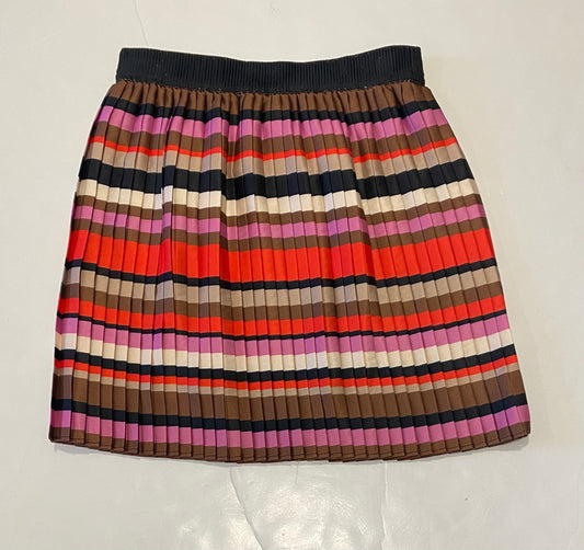 Poppy Stripe Pleated Skirt