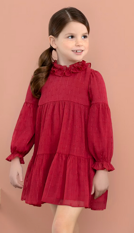 Plumeti Chiffon Dress