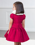 Raspberry Taffeta Dress