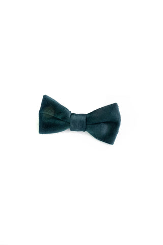 Forest Velvet Bow Tie