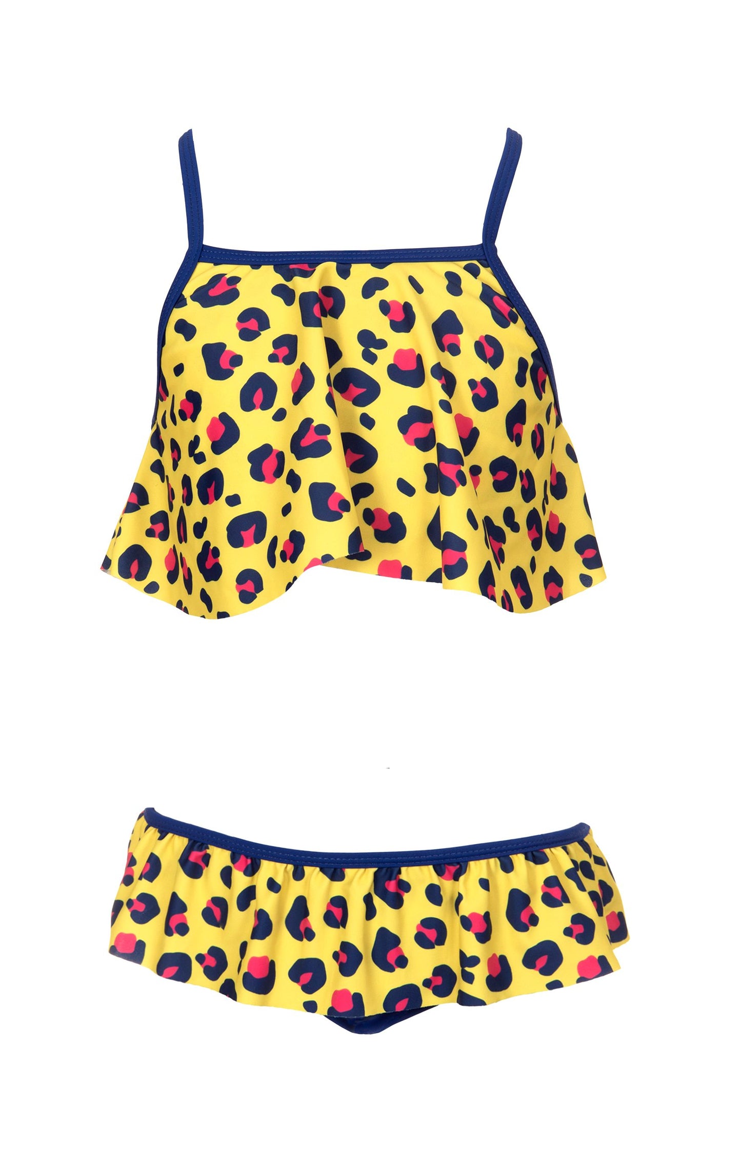 Yellow Cheetah 2PC Swim