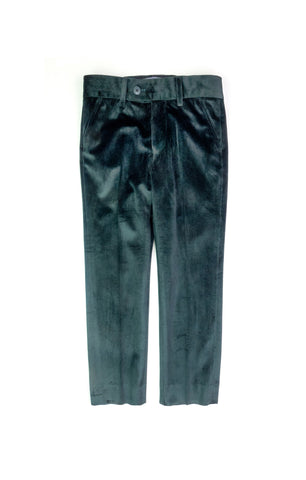 Forest Velvet Suit Pant