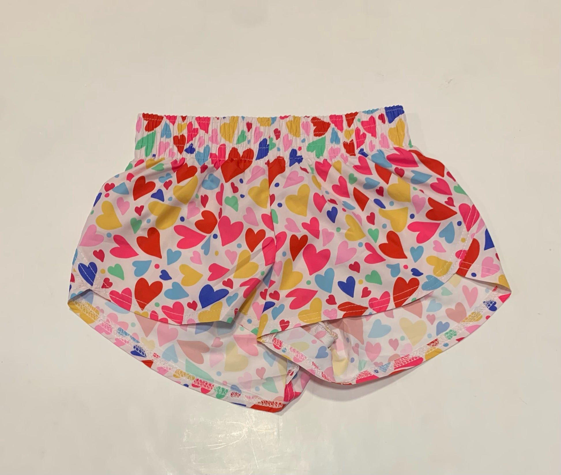 Rainbow Heart Shorts