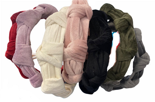 5 Knot Velvet Headband
