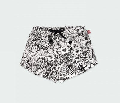 Black & White Jungle Shorts