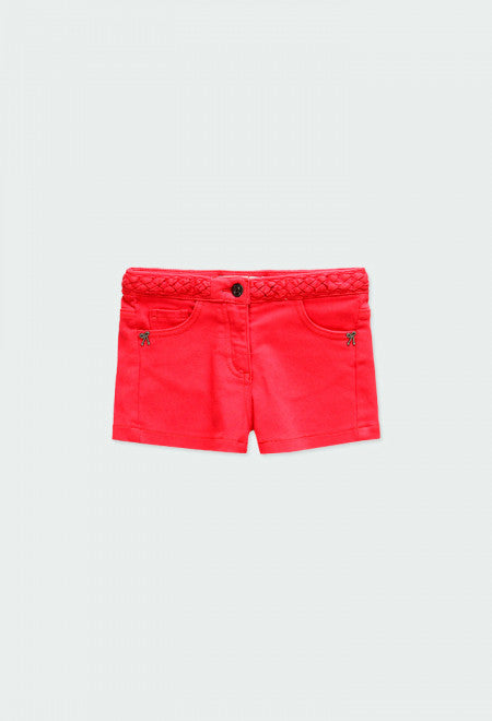 Red Braided Shorts
