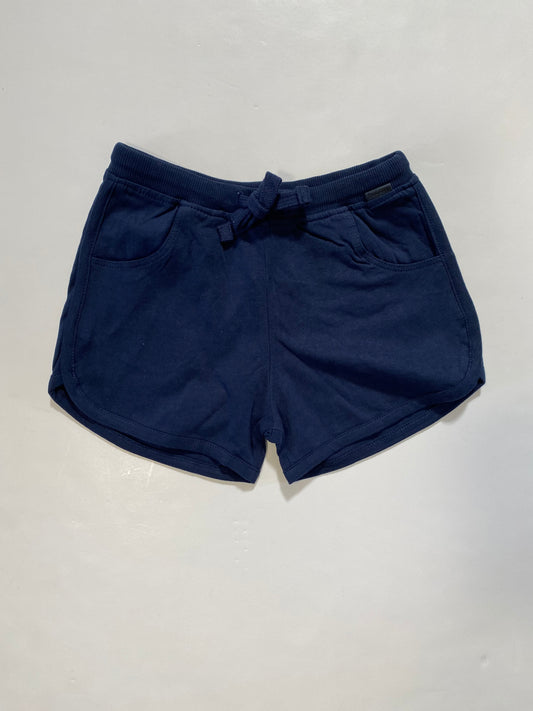 Navy Knit Shorts