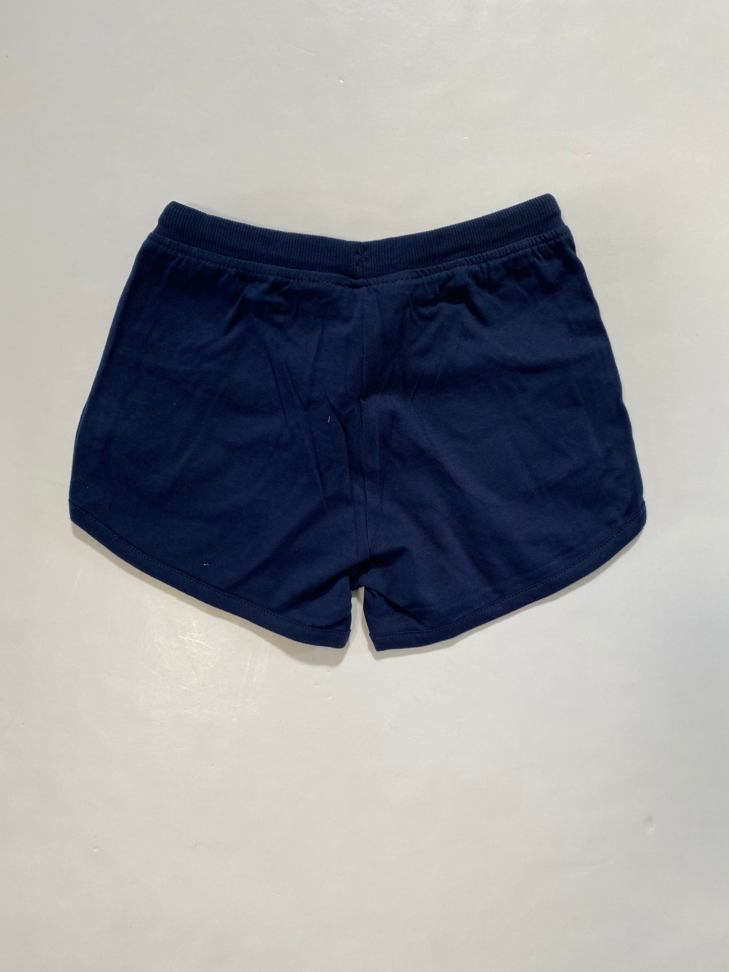Navy Knit Shorts