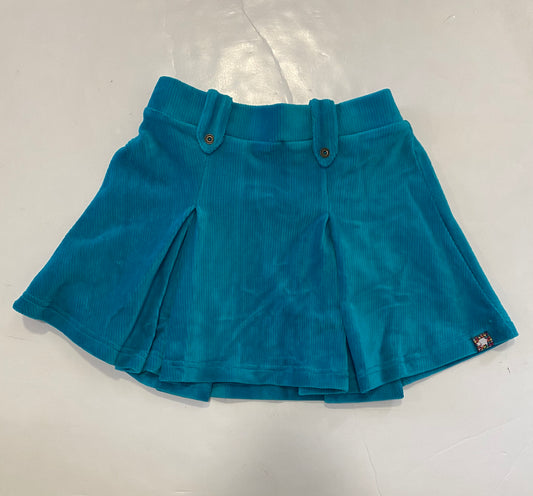 Turquoise Cord Skirt