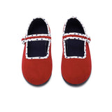 Bon Ton Plain Buckle Slippers