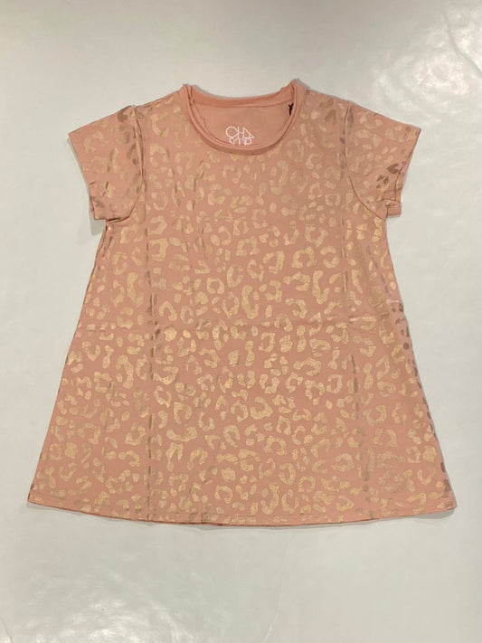 Rose Gold Leopard Foil Dress