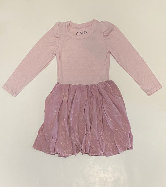 Mauve Long/S Dress