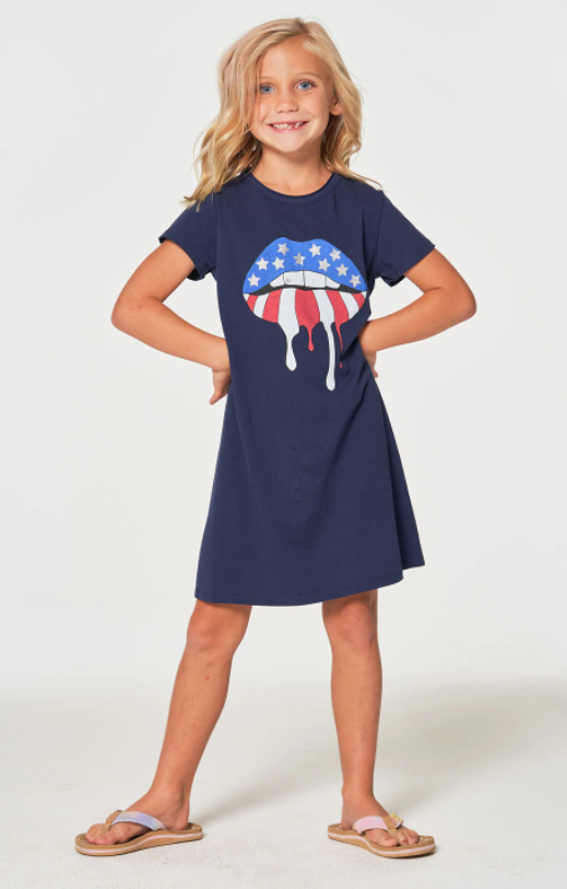 Patriot Lip Navy Dress