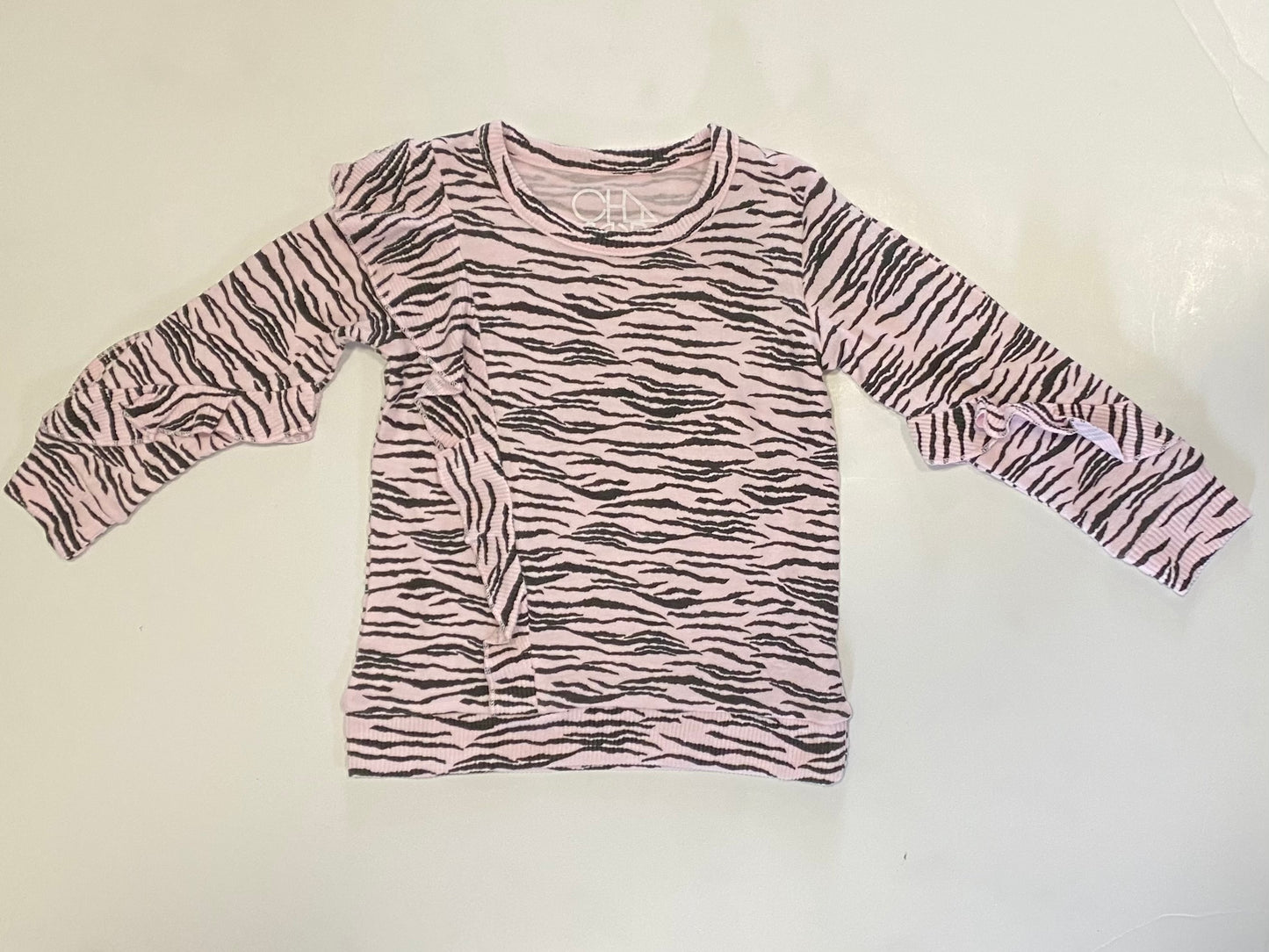 Zebra pink pullover