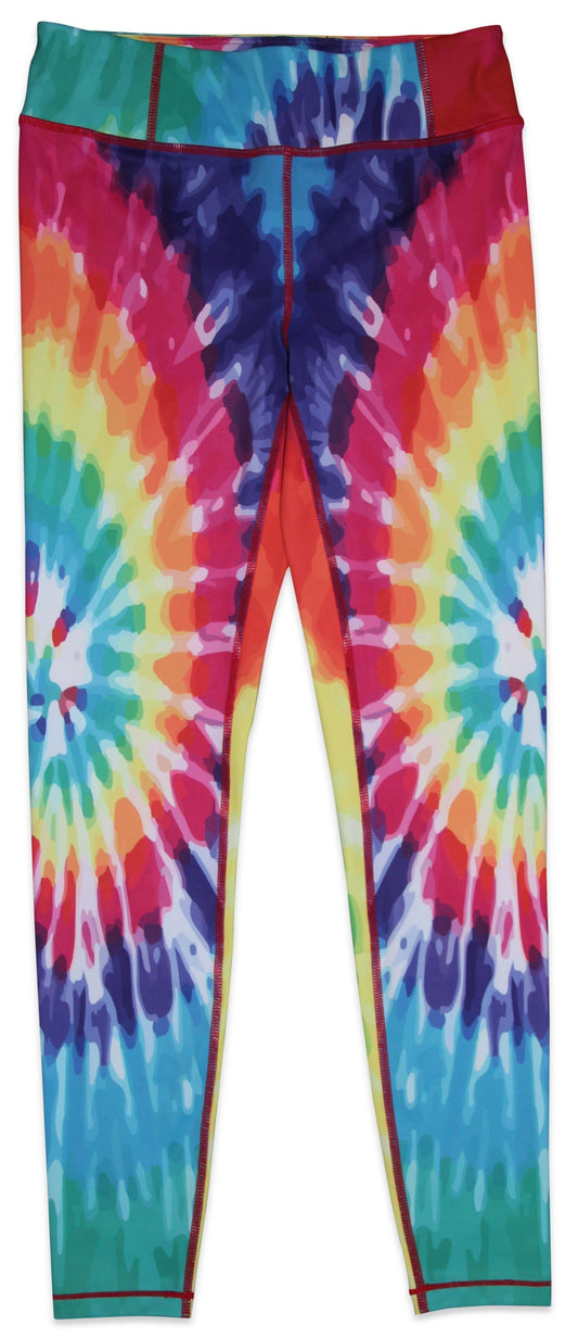 Rainbow Starburt Tie Dye Legging
