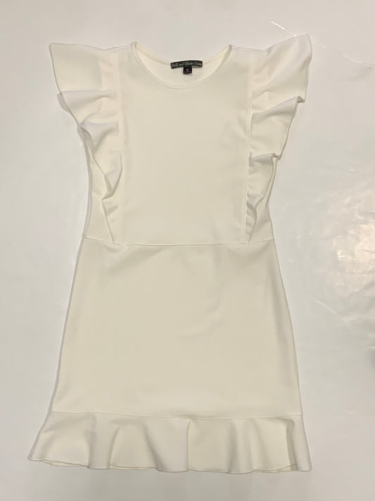 Ivory Ruffle w/Flounce Skirt Dress