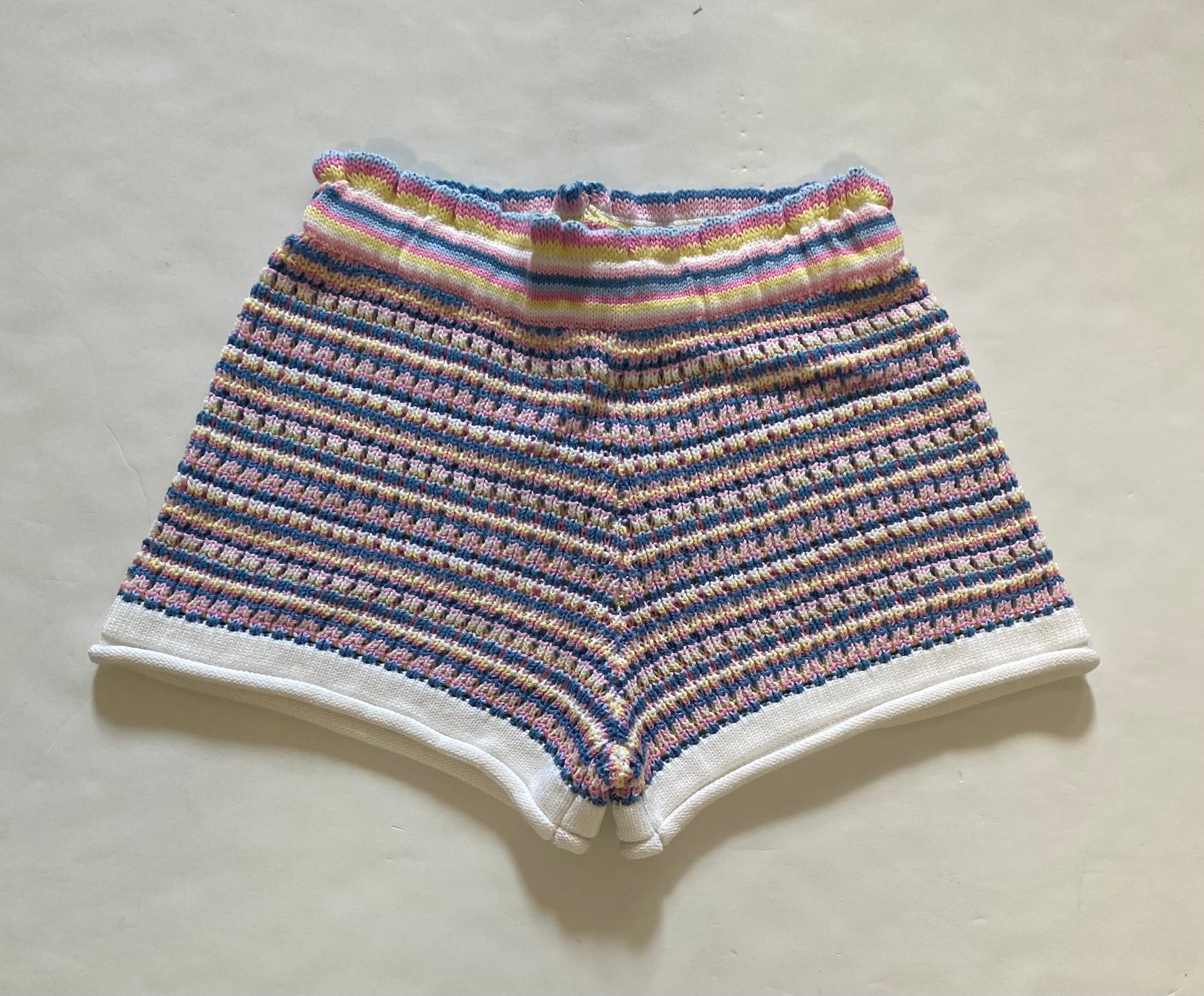 Multi Color Knit Shorts