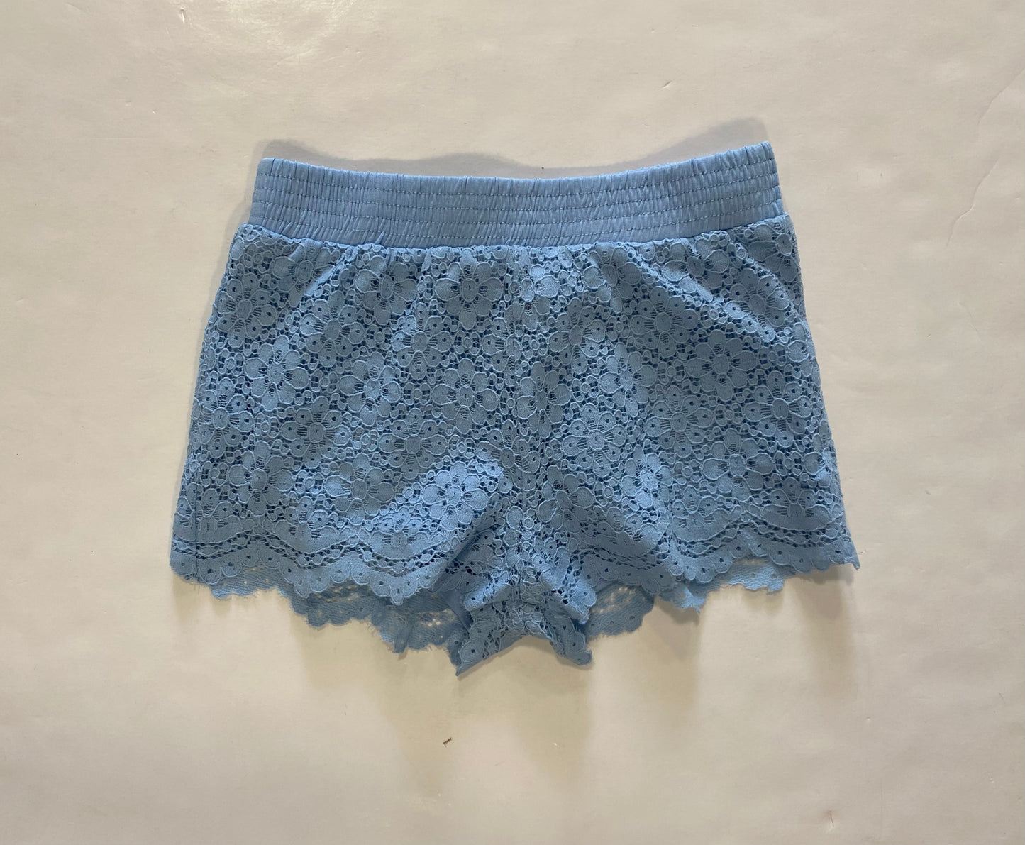 Soft Denimn Lace Shorts