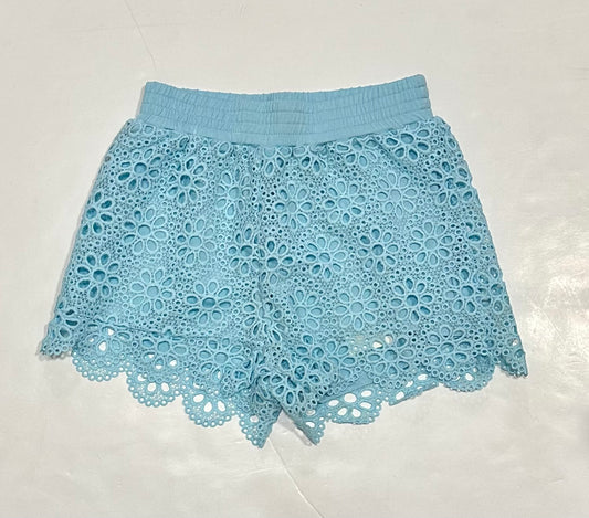 Blue Eyes Lace Shorts