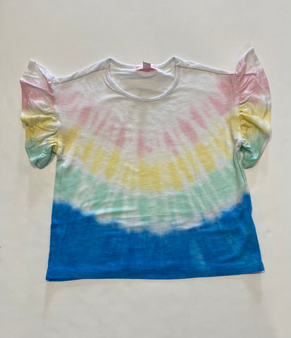 Tie Dye Flutter Sleeve