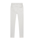 White High Rise Skinny