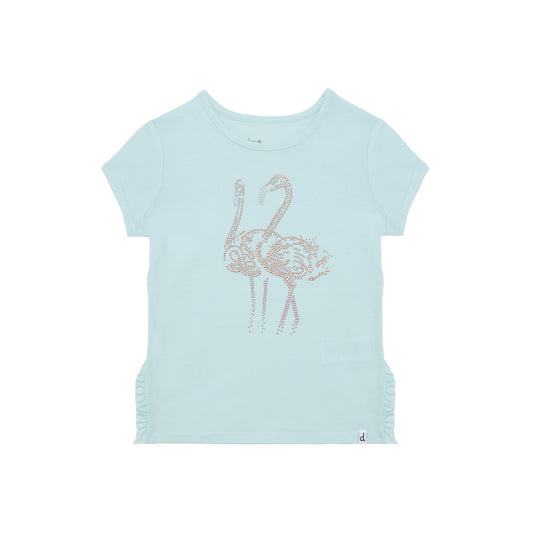 Light Blue Flamingo Tee