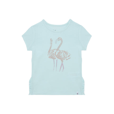 Light Blue Flamingo Tee