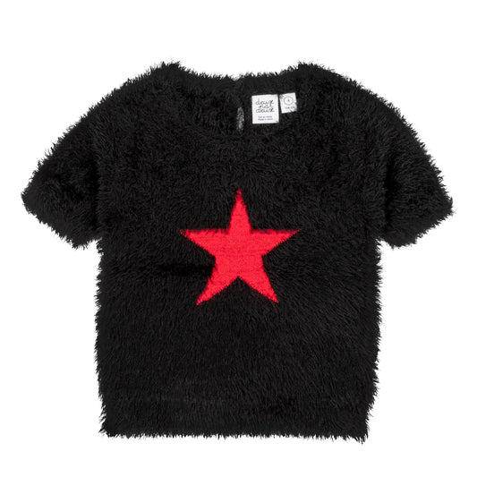 Black Feather Sweater