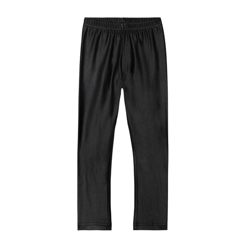 Black Faux Leather Legging