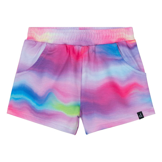 Multi Color Wave Shorts