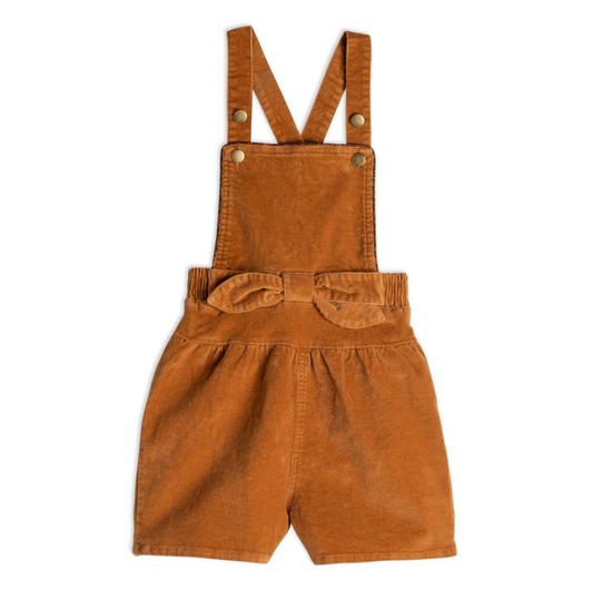 Corduroy Overall W/ Bow