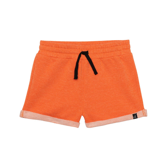 Peach French Terry Shorts