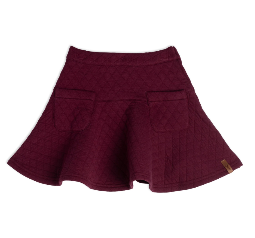 Plum Skirt w/ Pockets