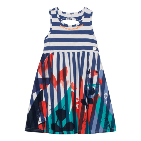Stripe and Floral Dress